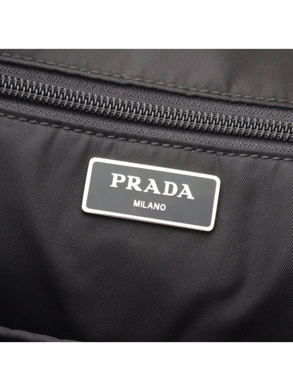 Prada Nylon Triangle Logo Backpack Blue - Picture 7 of 10